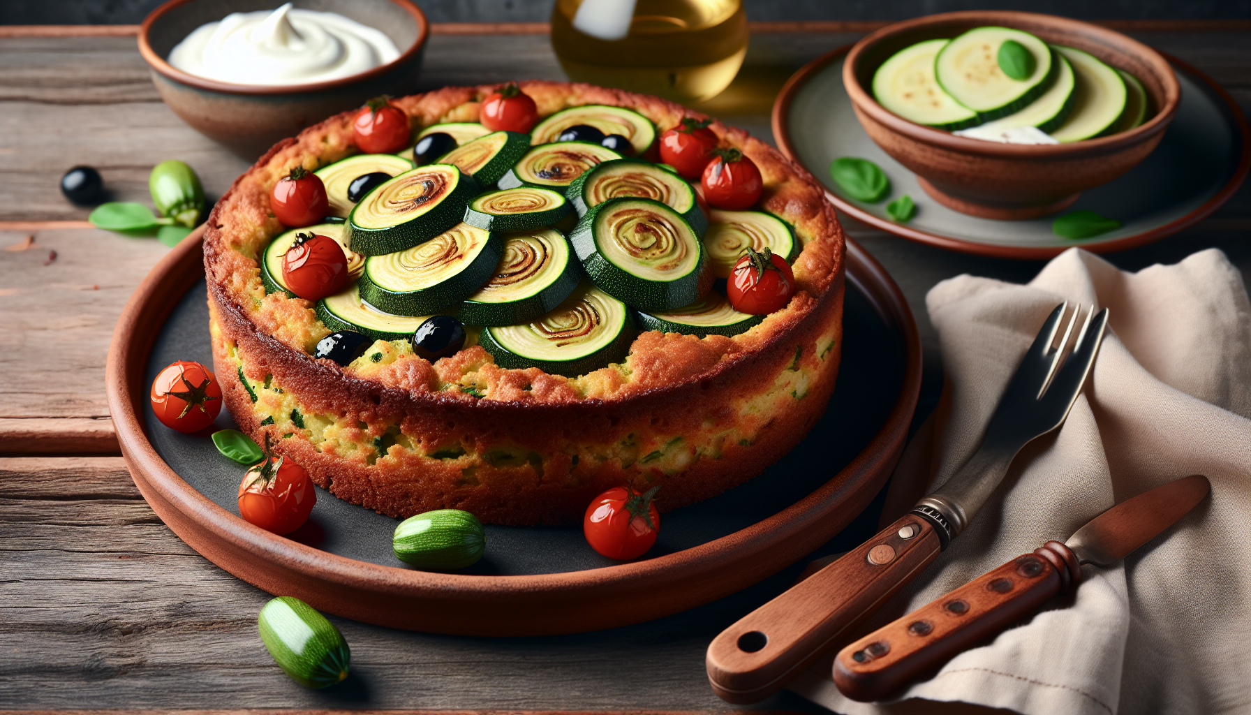 ricette torta salata alle zucchine